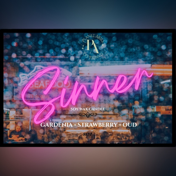 Sinner Crystal Candle - Picture 3 of 4